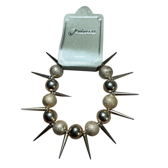 Diva Jewelry - Diva Gold and Silver Spiked Bracelet